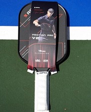 RPM Friction Pro V2 16mm Elongated Pickleball Paddle, White Grip picture