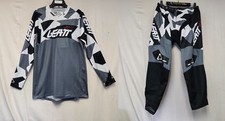 Leatt Moto 4.5 Lite Off-Road Jersey/Pant Gear Set Camo Gray Medium / 32 WAS $185 picture