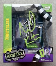 Michael Keaton Beetlejuice Signed McFarlane Movie Maniacs 11,700 LE w/COA picture