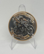 Crazy Old Bikers Challenge Coin . Don’t Mess With Crazy & Old Bikers picture