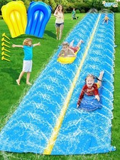 50FT Extra Long Slip Lawn Water Slide for Kids Adults, XXXL Giant Heavy Duty Out picture