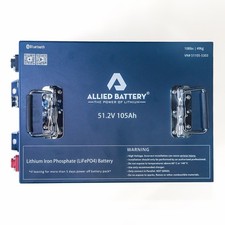 48V 105Ah Allied Battery Lithium Ion Polaris Ranger EV / Golf Cart Battery Used picture