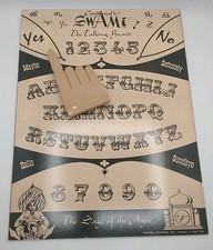 Rare 1940s Cardinal’s SWAMI Talking Board Ouija w Hand Planchette Box Vintage picture