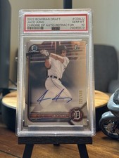 Jace Jung 2022 Bowman Draft #CDA-JJ Auto Refractor /499 PSA 10 picture