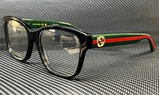 GUCCI GG0038ON 011 Black Green / Red Women's 54 mm Eyeglasses picture