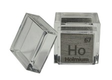 Metal Cube 99.9% Pure Periodic Table Element Engraved Density Collection + Case picture