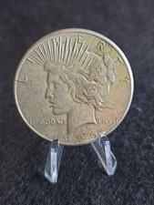 1926 Peace Dollar  Nice AU Condition Beginning To Tone nice strike full feathers picture