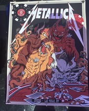 METALLICA Sphere Poster Las Vegas Event Oct 10/8 Squindo Print LED Numbered 346 picture