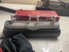 Real Diamond Iced out Mens Cartier Glasses picture