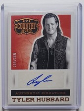 PANINI COUNTY MUSIC AUTHENTIC SIGNATURE AUTO TYLER HUBBARD FLORIDA GEORGIA LINE picture