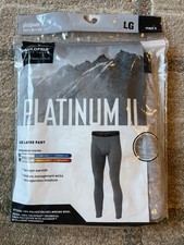 ColdPruf Platinum II Men’s L Gray Merino Wool Base Layer Pants Thermal NWT picture