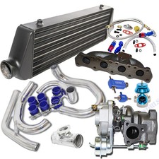 Turbo Kit K04-015 Turbo+Black Intercooler for 00-05 Volkswagen Golf/ Jetta 1.8T picture