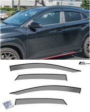 EOS Visors For 18-23 Hyundai Kona Side Vents Window Deflectors Rain Guards picture