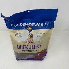 Golden Rewards Duck Jerky Dog Treats 32 oz (2 lb) Bag EXP 09/2026 picture