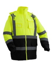 Uimoso High Visibility Reflective Safety Jacket Coat Waterproof  L picture