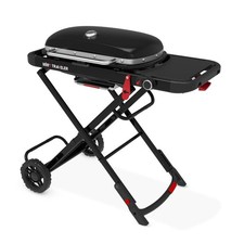 Weber Traveler Portable Gas Grill, 1 Burner, 13,000 BTU, 320 sq. in. Cooking picture