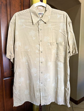  Vintage Campia Moda Hawaiian Aloha Shirt Mens M 100% Rayon Palm Tree Resort picture