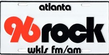96rock fm/am  Embossed License Plate Offered By Willard at 96rock picture