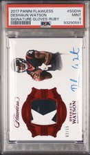 2017 Deshaun Watson Flawless Auto /15 Gloves Panini Ruby PSA 9 Pop 2 Buy Low picture