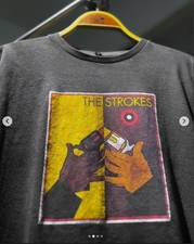 Vintage 2004 The Strokes ‘Room on Fire’ Tour T-Shirt QT3116 picture