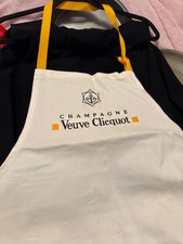 *** Rare *** Veuve Cliquot Cotton Apron - - from 1990s - Embroidered details picture