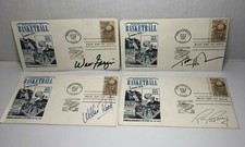 Tom Heinsohn / Rick Barry / Walt Frazier / Willis Reed / Autograph Lot of 4 picture