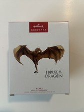 Hallmark Keepsake Christmas Ornament HBO House of the Dragon Syrax Figure  2023 picture