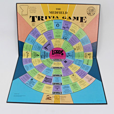 The Medfield Our Town Trivia Board Game Medfield MA  VINTAGE  VTG RARE picture