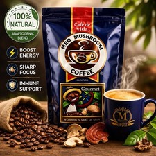 Med Mushrooms~Gourmet Coffee, Soluble, Heal Your Body And Mind, Boost Energy picture