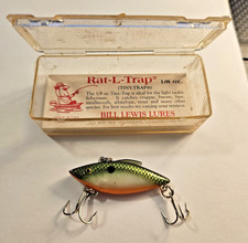 VINTAGE BILL LEWIS LURES RAT L TRAP TINY TRAP 1/8 OUNCE  LURE new- never used picture