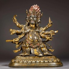 A Six-Armed Mahakala Buddha Statue picture