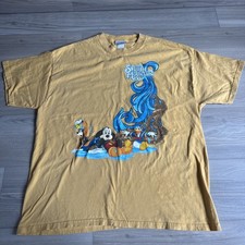 Vintage Disney Splash Mountain Vines Theme Park Shirt Yellow Size XL Y2K picture