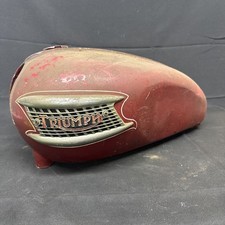 Triumph Pre Unit Duplex (60-62) Gas Tank Pinstriped - 1960 1961 1962 #0507 picture