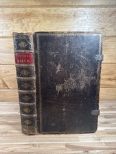 1805 HOLY BIBLE french HUGE FOLIO geneva printing LA SAINTE BIBLE rare ANTIQUE picture