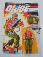 Vintage 1985 Bazooka G.I. GI Joe v1 100% Complete Figure File Card 3.75 ARAH Lot picture
