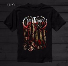 New Sale Obituary Death Metal Rock Music Graphic Black T Shirt Unisex Tee picture