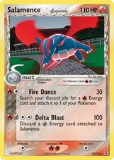 Salamence (Delta Species) - 14/113 - Pokemon Delta Species Holo Card MP picture