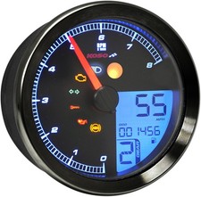 Koso TNT-B Multi-Function Gauge Silver Bezel BA051310 picture