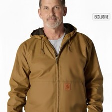 Carhartt   Duck Insulated Active Hooded Jacket.   Size M picture