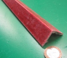 Unequal Fiberglass 90º Angles, GPO3 Red 1/8