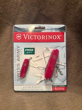 Victorinox Huntsman 15-Function SAK + Classic SD Gift Set NOS Sealed Switzerland picture