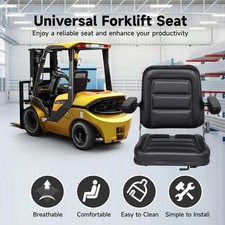 Universal Folding Seat Tractor Forklift with 180° Adjustable Backrest Angle picture