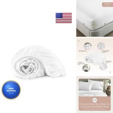 Whisper Organics 100% Organic Cotton Deep Pocket Fitted Sheet 300TC picture