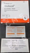 Covidien Kendall WEBCOL Large 2-Ply Sterile Alcohol Prep Pads 200/BX 5110 USA picture