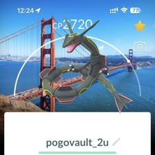 PTC Trade GO | Shiny Rayquaza San Francisco Golden Gate Background picture