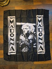 Vintage 1989 Madonna Boy Toy NOS Fabric Banner Nikry Official 38x43.5 picture