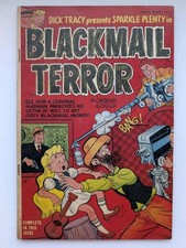 Blackmail Terror Harvey Comics Library 2 Golden Age Pre Code Crime Violence 1952 picture