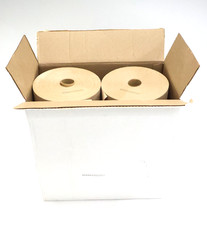 New 12 Rolls Reinforced Gummed Paper Tape 60mm x 600ft Natural K3809 picture
