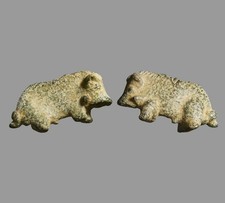 Ancient Bronze Miniature Boar Figurine Canaanite Levantine Near East Artifact picture