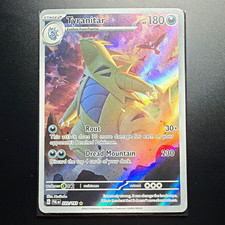 Pokemon Tyranitar Full Art Holo 222/193 Illustration Rare Paldea Evolved picture